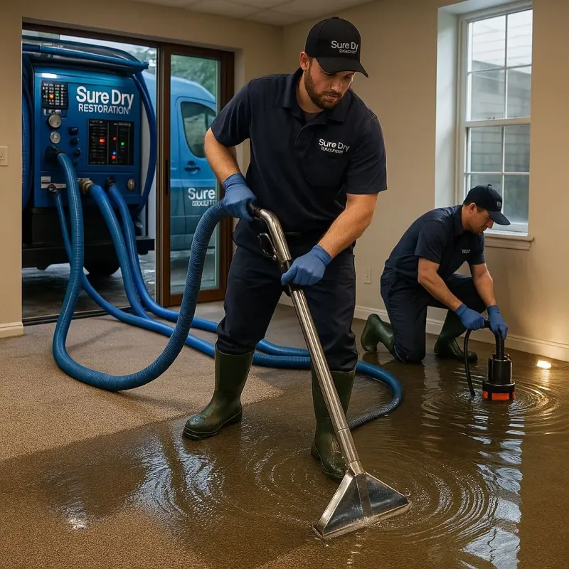 Water Extraction and Removal process in Darien, CT